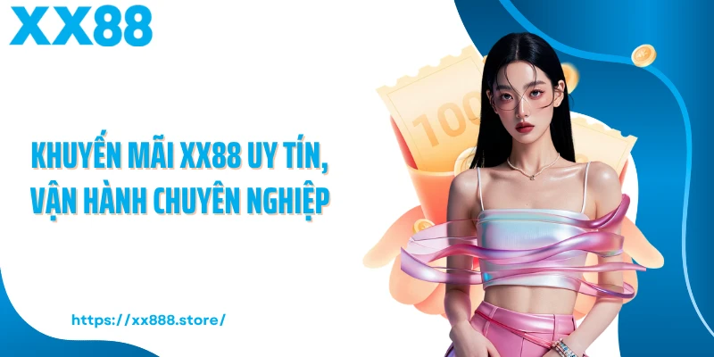 Khuyến mãi XX88 uy tín, vận hành chuyên nghiệp